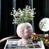 Silicone Flower Pot Mold Cement Aromatherapy Plaster Mould