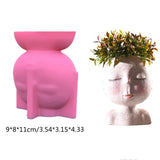 Silicone Flower Pot Mold Cement Aromatherapy Plaster Mould