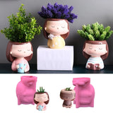 Silicone Flower Pot Mold - Home Decor