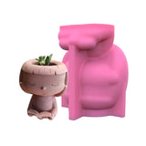 Silicone Flower Pot Mold - Home Decor