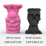 Silicone Flower Pot Concrete Mold for Pen Holder DIY Decor