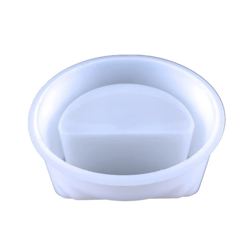 Silicone Flower Pot Cement Mold for DIY Pen Holder Home Decor