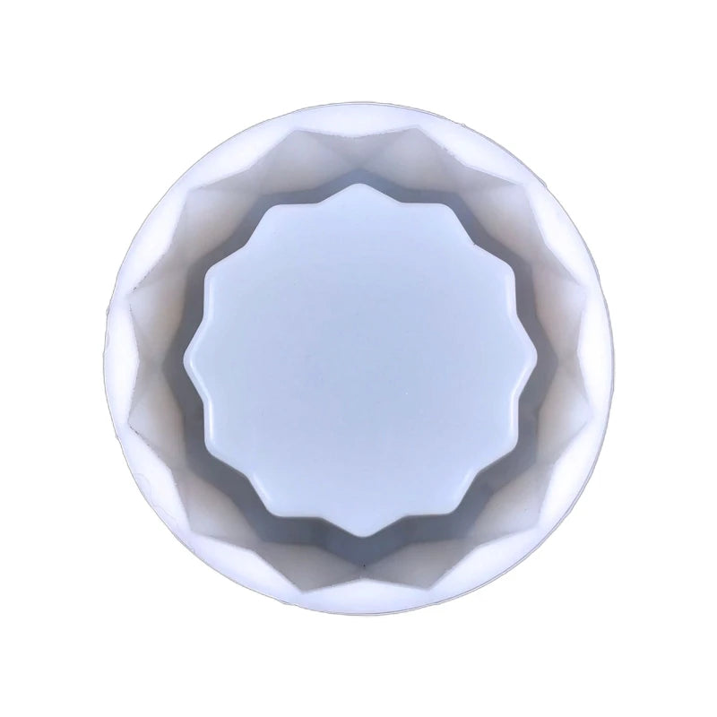 Silicone Flower Pot Mold for DIY Craft Epoxy Resin Mould