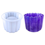 Silicone Flower Pot Mold for Cement Plant Pot