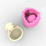 Succulents Concrete Flower Pot Silicone Mold DIY Plaster Cement Mold