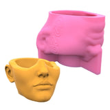 Silicone Flower Pot Mold for Succulents Plaster Cement DIY Mold