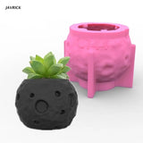 Silicone Mold for DIY Succulents Concrete Flower Pot Vase