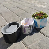 Silicone Flower Pot Mold DIY Concrete Succulent Vase