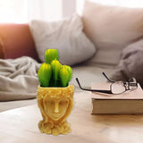 Long Hair Goddess Plants Silicone Mold for Resin Casting