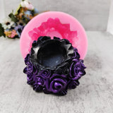 Silicone Flower Pot Resin Mold DIY Craft Tools