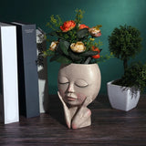 Silicone Flower Pot Molds for Big Head Doll Planter