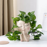 Silicone Flower Pot Molds for Big Head Doll Planter
