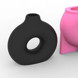 Silicone Resin Flower Pot Mold Succulent Vase Candle Holder Wax Mold