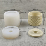 Silicone Resin Mold Flower Pot Succulent Vase Candle Holder Wax Mold