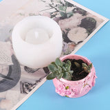 Flower Pot Silicone Resin Mold for Succulent Vase Candle Holder Wax Mold