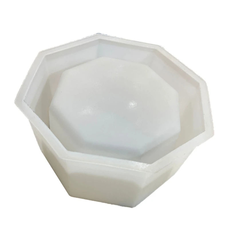 Silicone Resin Mold for Flower Pot Succulent Vase Candle Holder