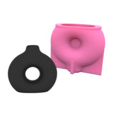 Silicone Resin Flower Pot Mold Succulent Vase Candle Holder Wax Mold