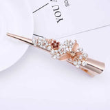 Flower Rhinestone Hair Clip Wedding Headwear Crystal Barrette