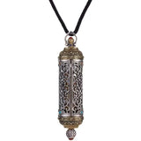 Flower Seed Buddha Gawu Box Pendant Silver National Tide Personality