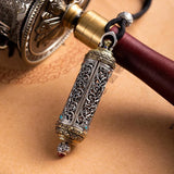 Flower Seed Buddha Gawu Box Pendant Silver National Tide Personality