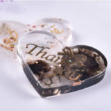 Flower Series Wishes Stickers Epoxy Leaves Metal Stickers