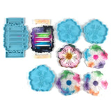 Flower Shape Coaster Epoxy Resin Mold Cup Mat Silicone Mould