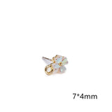 Resin Plastic Stud Earring Pendant Necklace Charms Jewelry Component
