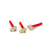 Resin Plastic Stud Earring Pendant Necklace Charms Jewelry Component