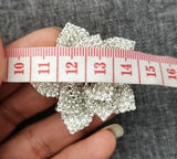Flower Rhinestone Cocktail Party Ring Crystal Christmas Adjustable