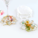 Flower Coaster Tray Resin Molds Jewelry Accessories