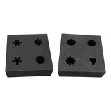 Flower Shapes Graphite Ingot Mold Silver Scrap Combo Casting Mould