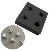 Flower Shapes Graphite Ingot Mold Silver Scrap Combo Casting Mould