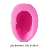 Skull Candle Soap Mold for DIY Aroma Candles