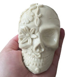 3D Flower Skull Candle Soap Mold for DIY Candle and Aroma Wax Soaps
