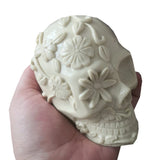 3D Flower Skull Candle Soap Mold for DIY Candle and Aroma Wax Soaps