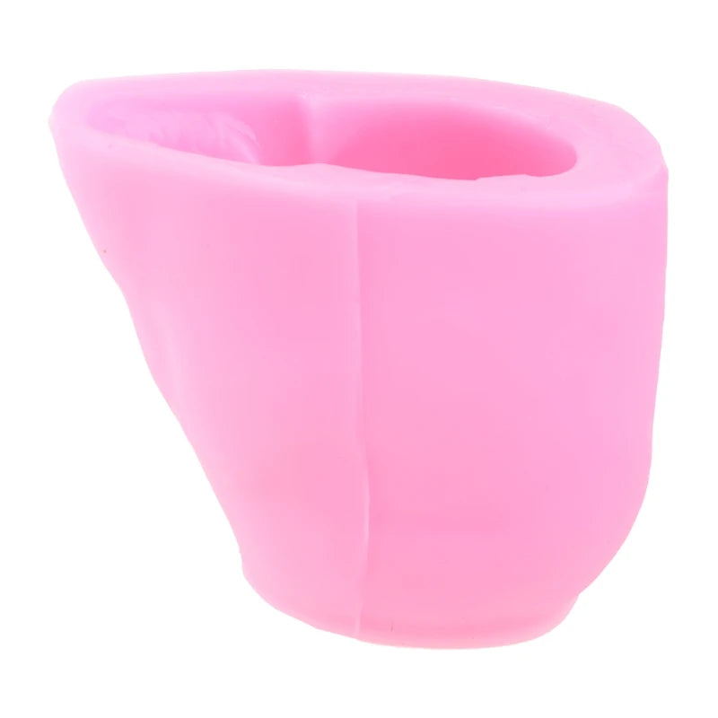 Flower Skull Silicone Mold for Ashtray DIY Plaster Flowerpot Plant Pot Decor