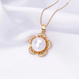 Flower Style Pendant Mount Base for Pearls Stones Beads