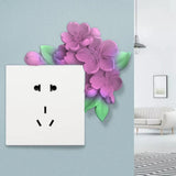 Flower Switch Panel Decoration Epoxy Resin Mold DIY Crafts