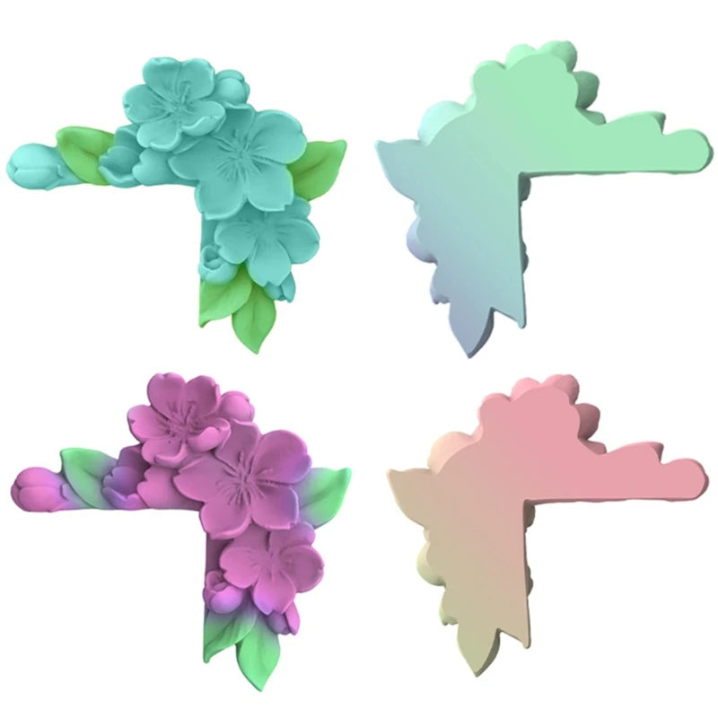 Flower Switch Panel Decoration Epoxy Resin Mold DIY Crafts