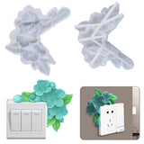 Flower Switch Panel Decoration Epoxy Resin Mold DIY Crafts