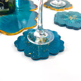 Flower Tea Cup Pad Molds Set for Clay Epoxy UV Resin