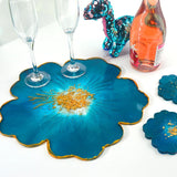 Flower Tea Cup Pad Molds Set for Clay Epoxy UV Resin