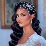 Metal Flower Hair Combs Headbands for Women - Wedding Hair Jewelry