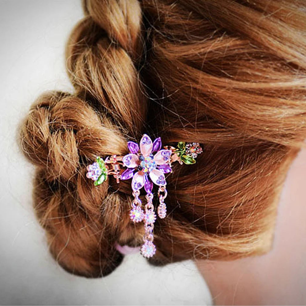 Vintage Sun Flower Hair Clips Hairpins Hair Grips for Women