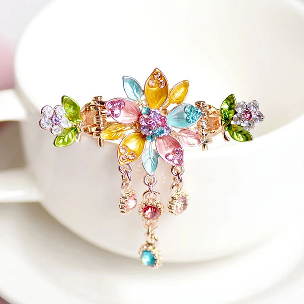 Vintage Sun Flower Hair Clips Hairpins Hair Grips for Women