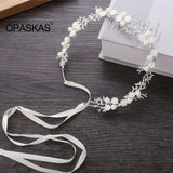 Bridal Flower Headband with Rhinestone