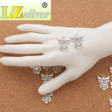 25pcs Flower Angel Charms Pendants Jewelry DIY L209 23.8x18.1mm