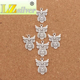 25pcs Flower Angel Charms Pendants Jewelry DIY L209 23.8x18.1mm