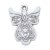 25pcs Flower Angel Charms Pendants Jewelry DIY L209 23.8x18.1mm