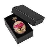 Handcrafted Flower Geranium Resin Necklace
